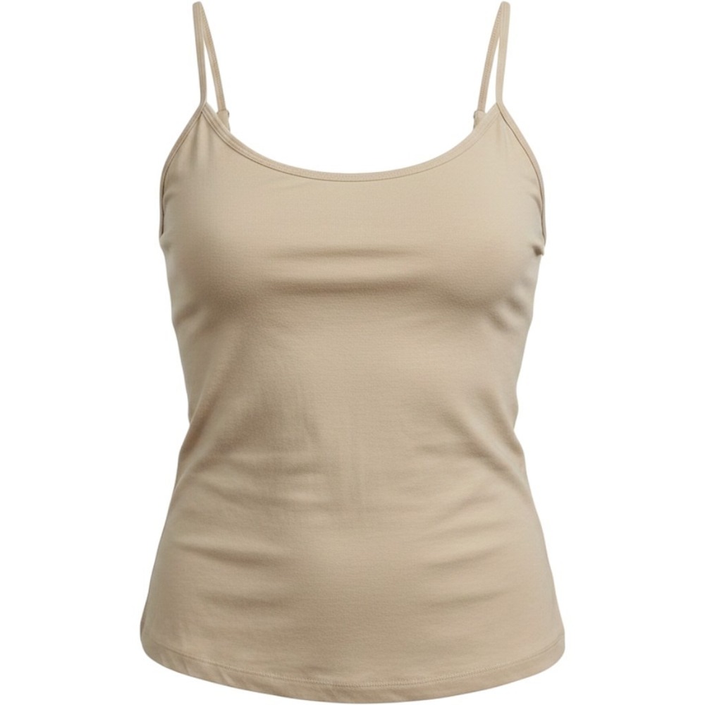 Nordstrom Rack Womens Cami Adjustable Spaghetti Strap Tank Top Beige XL NWT